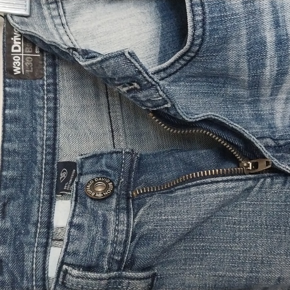 Buffalo David Bitton Blue Wash Straight Stretch Jeans 5-pocket 30x30 - Picture 4 of 10